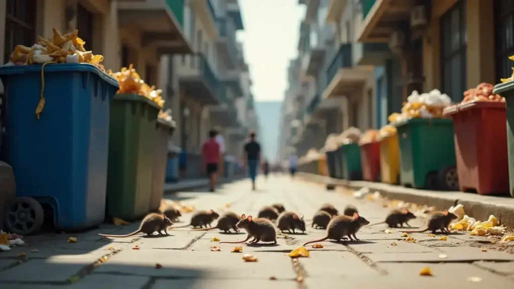ההתחממות הגלובלית תורמת לעלייה במספר העכברים בערים